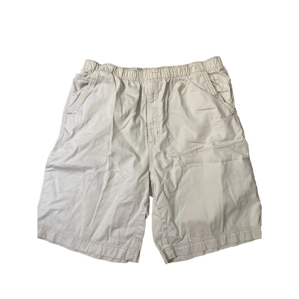 Ocean Pacific OP Cargo Shorts Size XL  Long Line Drawstring Zip AS IS READ